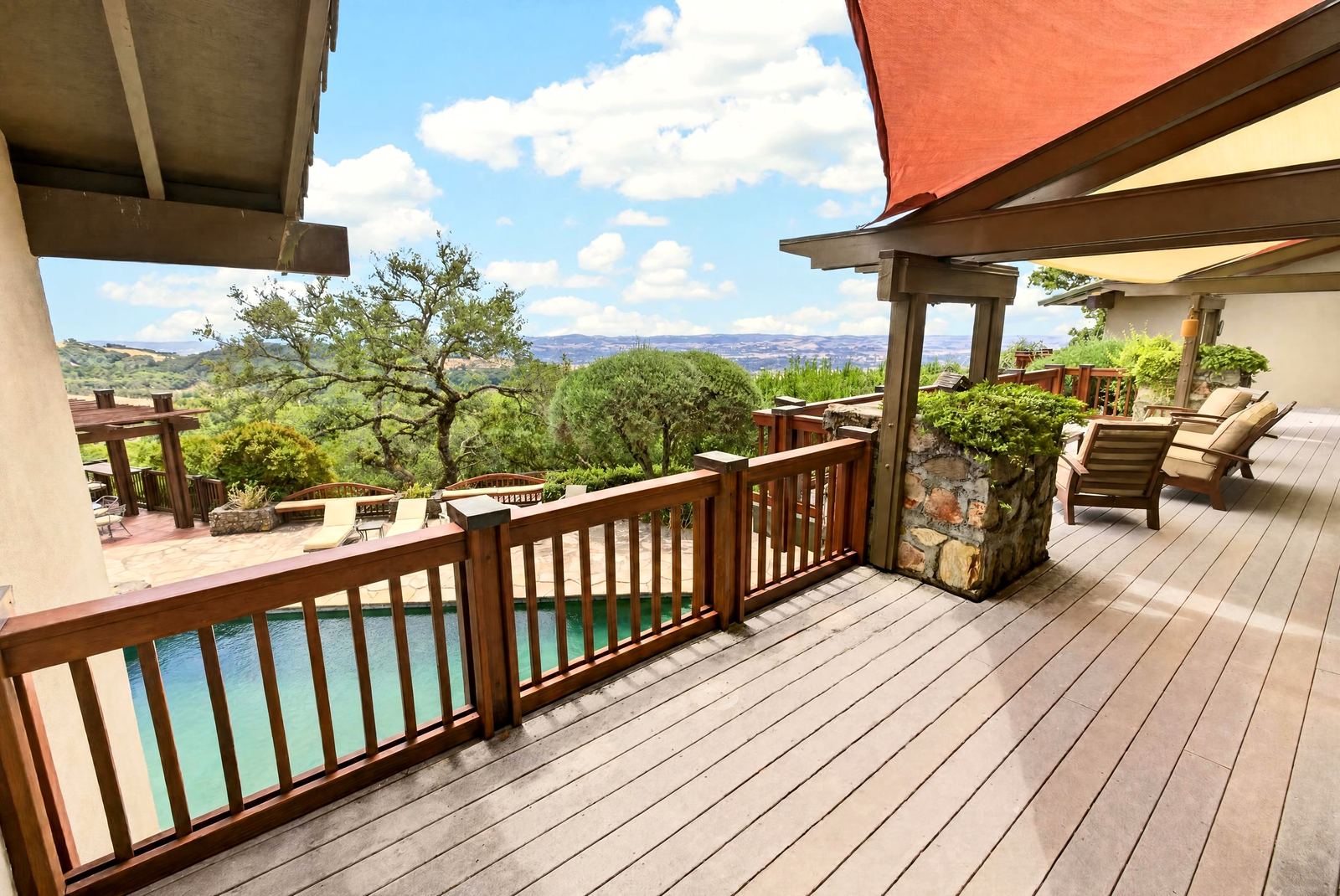 Pool and valley view