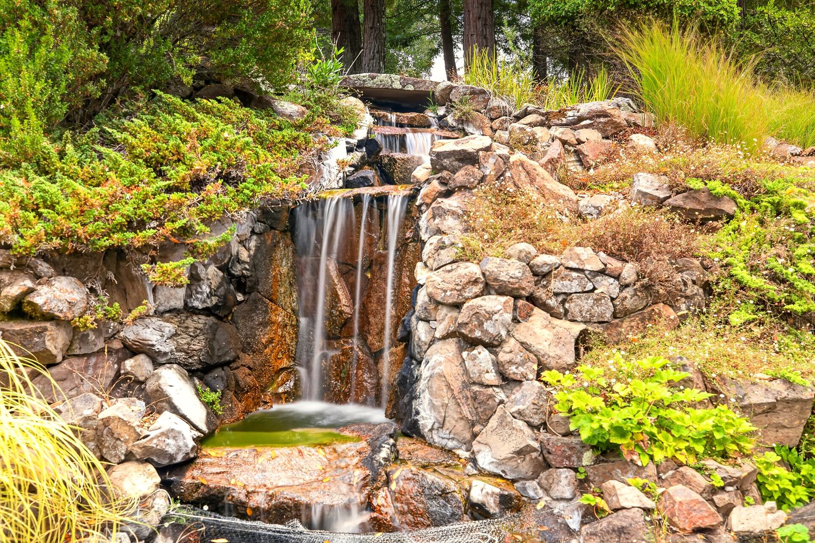 Rock waterfall